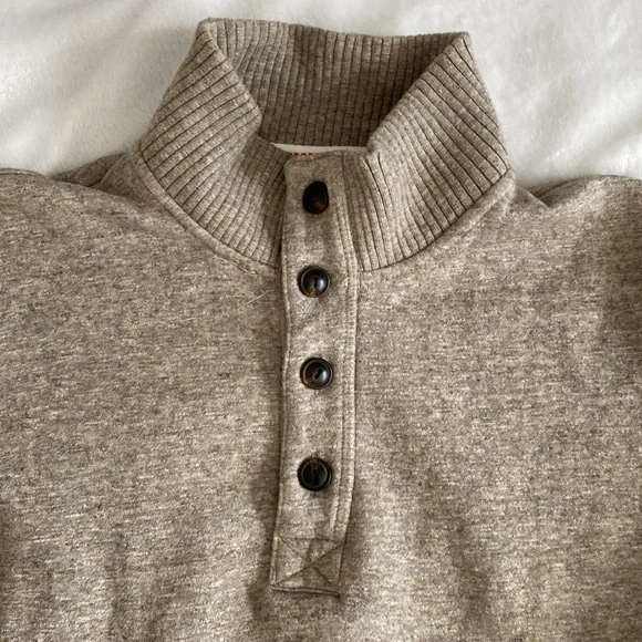 H&M taupe sporty turtleneck sweater - Picture 5 of 17